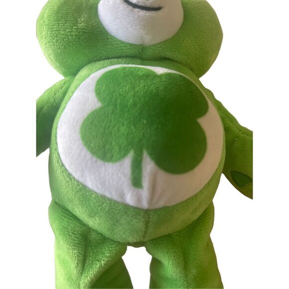 Care Bears Green Lucky Good Luck Clover Bear Plushie Stuffed Toy - Picture 2 of 8